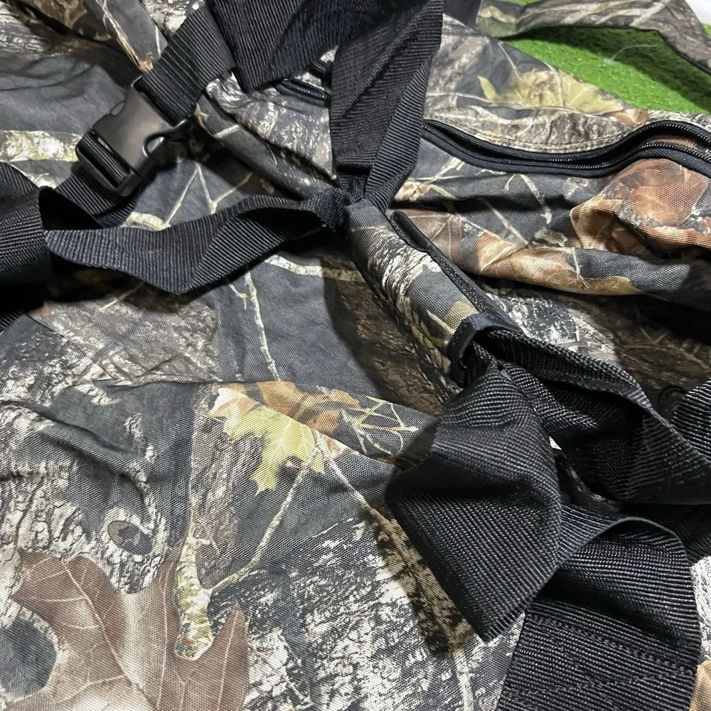 Vintage‎ Y2K Mossy Oak Break Up Duffle Bag XXL HUGE rucksack Backpack 46X25